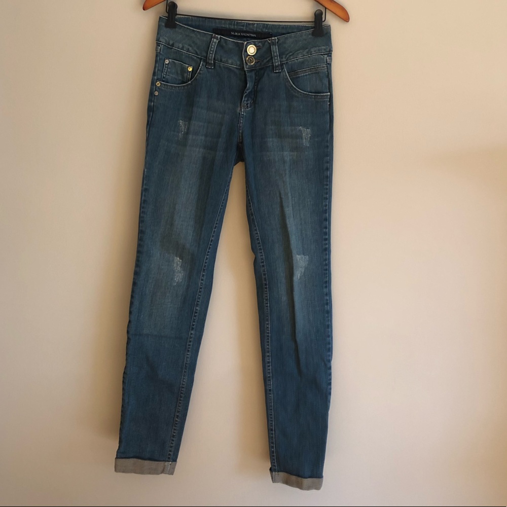 Maria Valentina Straight Leg Jeans